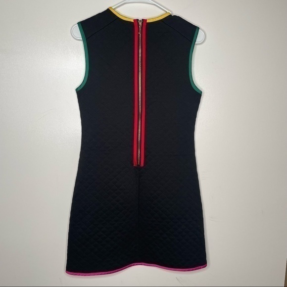 RARE Juicy Couture Pitch Black Dress W/Contrast Size 4 Style #JG006919 - Picture 9 of 12